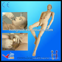 Advanced Medical Full-functional Elderly Male Patient Nursing Model manikin for sale